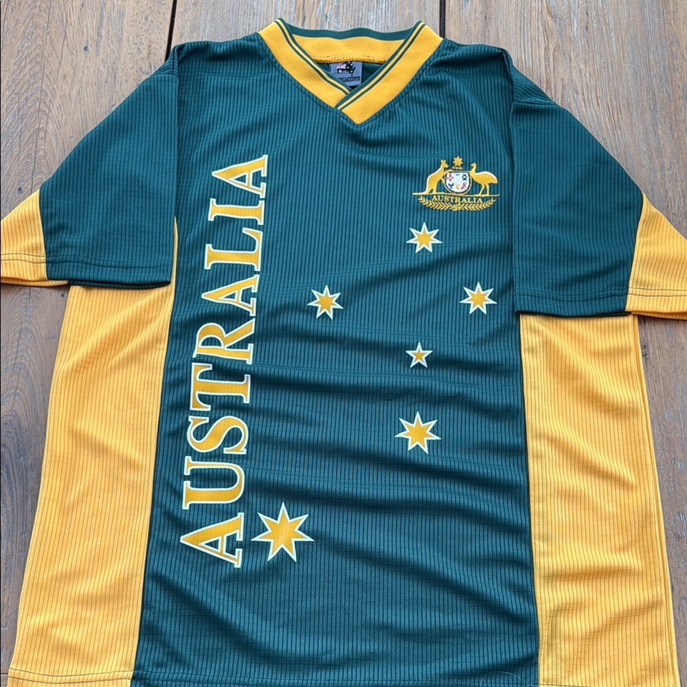 Australia Soccer shirt - Green and Gold